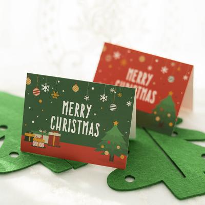 China Eco-Friend Custom Design Printed Holiday Card Paper Magic Christmas Cards for sale