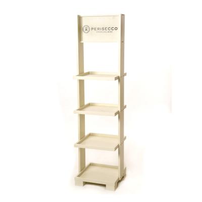 China For Display& Storage 4 Layer Pine Wood Pop Display Rack for sale