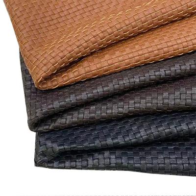 China Wrinkle Resistant Braided Sheepskin Handwoven Glove Leather Treatable Genuine Leather Materials for sale