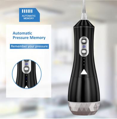 China Plastic Portable Wireless Oral Irrigator FL-V33 Rechargeable Dental Water Flosser Oral Water Flosser 9 Modes IPX7 Waterproof for sale