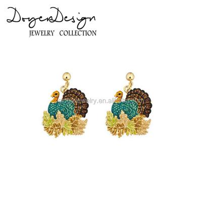 China Thanksgiving Turkey Earring Fashion Jewelry for sale