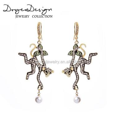 China Trendy Monkey Earring Animal Jewelry for sale