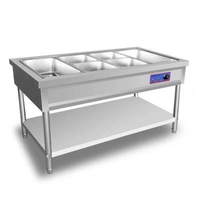 China Selling Food Equipment CE High Quality Commercial Stainless Steel Buffet Food Warmer Bath Supply Heating Marie for sale