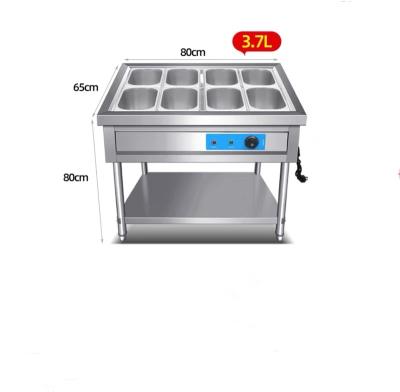 China Food Factory Supply Bath Marie 2021 Sale For Restaurant Kitchen Commerical Buffet Countertop Electric Food Warmer for sale