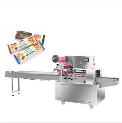 China Hot Selling Automatic Bread Food Pillow Bag Wrapping Packaging Machine for sale