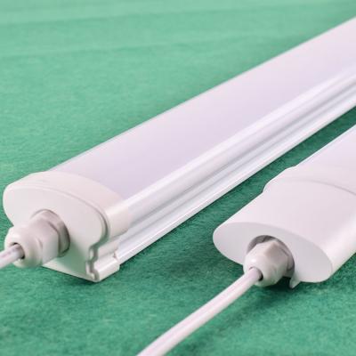 China IP65 Desktop PC Housing T8 1200mm 36w Tri-proof Led Linear Tube Light Light Fixture For School for sale