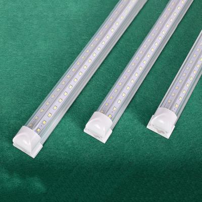 China Desktop T8 Integrated LED Tube Light 600mm 1200mm 2400mm 2ft 4ft 8ft LED Fluorescent Lamp With CE RoHS for sale