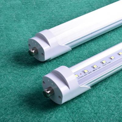 China USA Office Stock EMC Approved T8 2.4m Single Pin FA8 8 ft 36w T8 Led Tube Light for sale