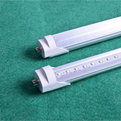 China High brightness 8ft office cheap price t8 lighting AC85V-265V led tube light fixture for Europe for sale