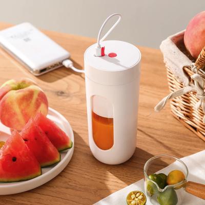 China Mini Usb White 380Ml Mini Usb White 380Ml Rechargeable Portable Chargeable Juicer Cup Blender Rechargeable Electric Fresh Blender In Low Price for sale