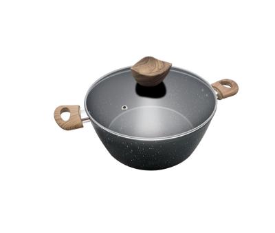 China Multipot Sustainable Multifunctional Bottom Body Ceramic Ramen Cooking Pan Pot 3 Frozen Soup And Stock Pots With Lid for sale