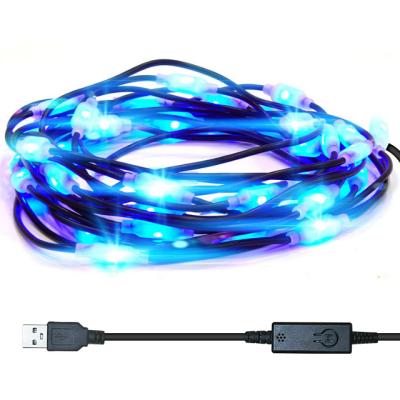 China Usb String Light Usb String Lights Outdoor Exit Door Ball Usb Christmas Lights Led Small Rounded Edison Bulb RGB String Lights for sale