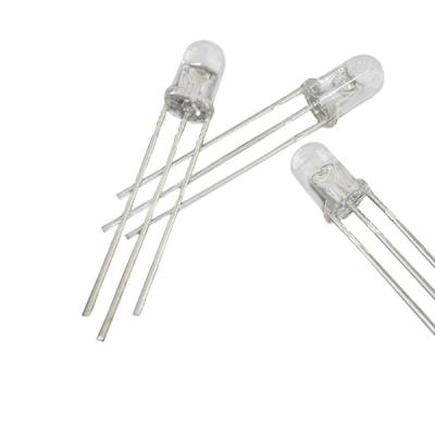 China 3mm Bicolor Red Blue Diode Led 3mm Led Dip F-3 Bicolor Led Component Diodes Bicolor Led for sale