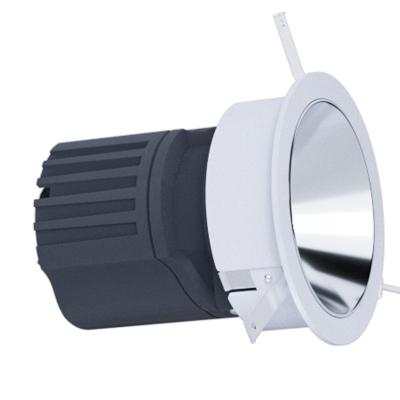 China Die Casting Mini Spotlight For Hotel Living Room 9W Downlight Aluminum Integrated Anti-glare Module Downlight for sale