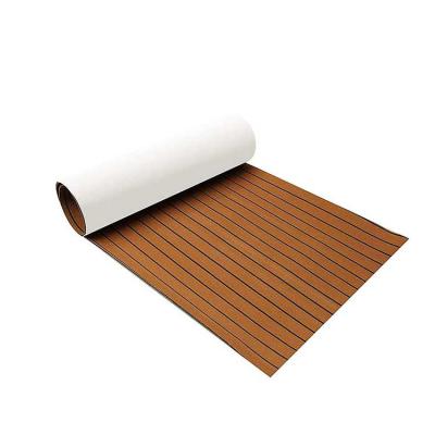 China Modern Eva Foam Faux Teak Decking Sheet Yacht Flooring Boat Deck Floor Mat for sale