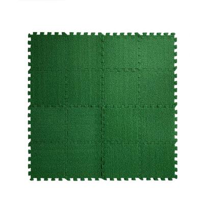 China Indoor And Outdoor Safety Anti Slip Artificial Puzzle Mat Waterproof Sports Equipment Lawn Tiles for sale