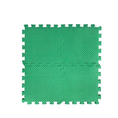 China Indoor and Outdoor Natural Artificial Grass Jigsaw Mat Non-Toxic Sports Equipment Turf Tiles for sale