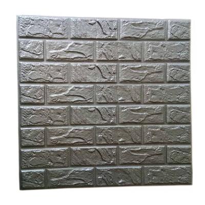 China Modern Faux 3D Brick Wall Panels Peel And Stick Wallpaper Self Adhesive Foam Tile Decor For Living Room Bedroom for sale