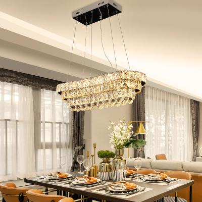 China Modern Stainless Steel Living Room Luxury Crystal Chandelier Manufacturer Modern Hanging Light Crystal Chandeliers for sale