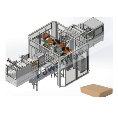 China Automatic Food Wrap Around Carton Packing Machine , Automatic Binding Type Carton Packer Machine For Beverage Industry for sale