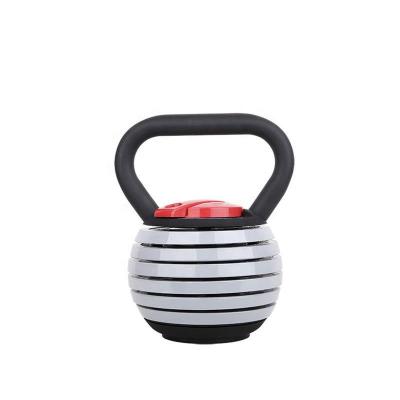 China Adjustable Steel Home Logo Free Weights Adjustable Kettlebell Custom Made ABS Competition Fitness Exercise Gym Equipment Bodybuilding for sale