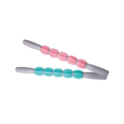 China TPR Supplier New Fashion Colorful Yoga Bodhi Sports Yoga Massage Stick Fascia Massage Stick for sale