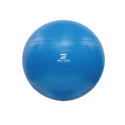 China Non-slip Anti-shatter Gym PVC Ball With Single Patterns Gym Ball For Yoga for sale