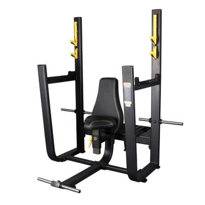 China Modern Commercial Three Way Squatting Weight Seated Press Olimpic Bench Gym Equipments Fitness Equipment Drop Bar Barbell Arm Lever Slope Incline Workout Bench for sale