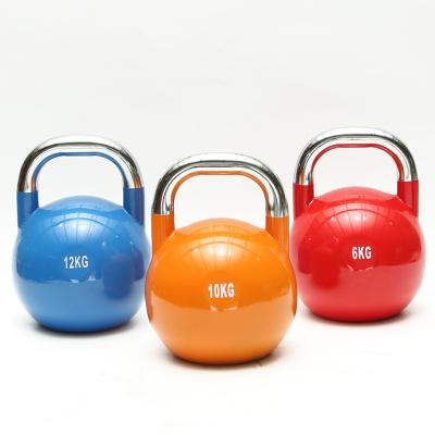 China Paint-baked Dumbbell Improve Sports Factory Competitive Cast Iron 15KG Kettlebell for sale