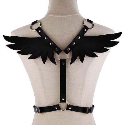 China Rhinestone Inlaid 2021 Half Buckle Women's Half Belt Shirt Sexy Women's Sexy Half Buckle Belt Shirt for sale