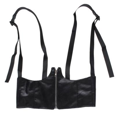 China Fashion Classic Wide Adjustable Punk Waist Belt Women Elastic Waist Chest Chest Harness Body for sale