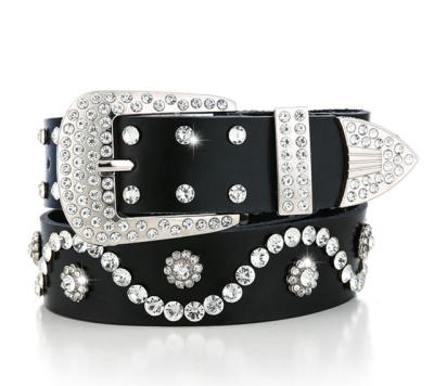 China Fashional 2021 Luxury Fashional bb Simon Rhinestone Belt For Women Diamond Studded Lady Belt for sale