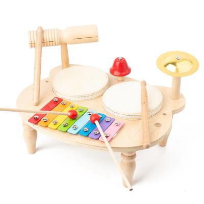 China Children Eductional Toy Cpc Certified Wooden Multi-Function Percussion Instrument For Children for sale