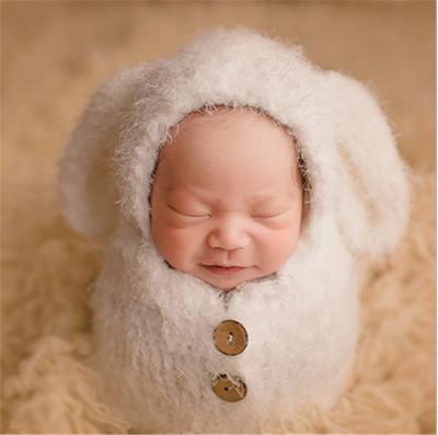 China Wholesale Breathable Cute Newborn Infant Wool Yarn Handwoven Monster Photos Props Clothes Baby Photography Props for sale