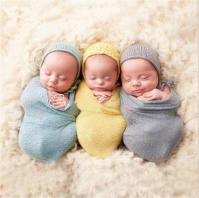 China Wholesale Cute DIY Baby Photography Wrap Cute Newborn Baby Photo Props Ripple Long Wrap for sale