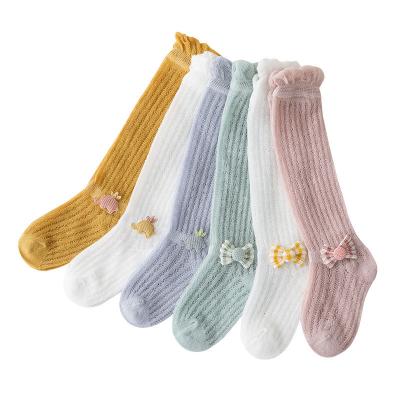 China Summer Thin Breathable Mesh Newborn Baby Air Conditioning Cute Mosquito Socks Anti Mosquito Socks for sale