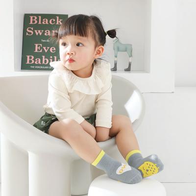 China New Style Anti - Mosquito Floor Baby Socks Breathable Anti - Slip Cartoon Baby Walking Socks for sale