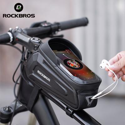 China NEW ROCKBROS 2020 Touch Screen Front 8.0 View Phone Case Rainproof Shockproof Portable Easy To Clean Reflective Cycling Accessories Bicycle Bag for sale