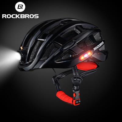 China 2019Wholesale ROCKBROS Cycling Helmet Bicycle Safety Mountain MTB Cycling Lightweight Road Packing Safe For Men Women 57-62cm Helmet for sale