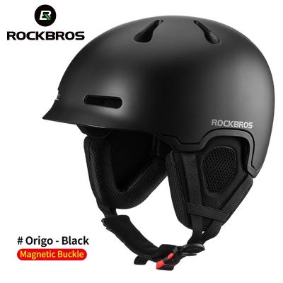 China Keep Warm PC+EPS Ski Helmet Snowboard Helmets Breathable Ultralight Integral-molded Helmet from ROCKBROS for sale