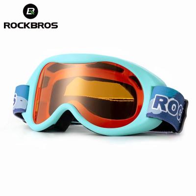 China ROCKBROS Ultralight Adult Ski Snowboard Goggles Kids UV400 Glasses Ski Goggles Double-layer Anti-fog Anti-fog Windproof Glasses for sale