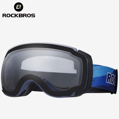 China ROCKBROS Ski Goggles Double Layers Men Winter Ski Goggles Mens Womens Snow Goggles Snowboarding Fog Goggles for sale