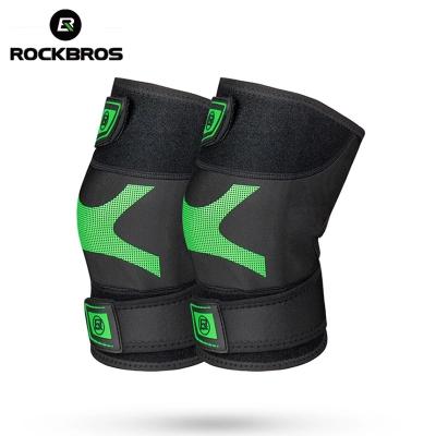 China ROCKBROS Sport Knee Protector Tennis Brace Support Recycling Running Knee Brace Brace Support Comfortable Professional Breathable High-Elastic Lycra for sale