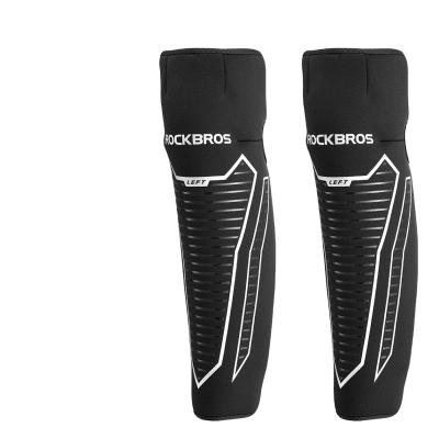 China Keep Warm Winter Reflective Outdoor ROCKBROS Cycling Knee Protect Leg Sleeve Fleece Keep Warm Knee Support Windproof Kneepads for sale