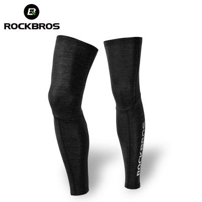 China ROCKBROS Breathable Ice Lycra Leg Warmers Sunscreen Cuff Silk Cycling Anti-UV Leg Girdles High Elasticity Sports Men Breathable Gaiters for sale