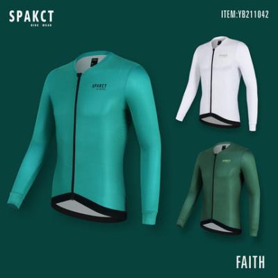 China Spakct Cycling Suit Men's Long Road Breathable Cycling Suit Spring And Summer Antibacterial Suit Bike Mountain Autumn Sleeve for sale