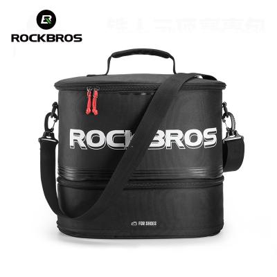 China ROCKBROS Rainproof Capacity Classified Waterproof Black Bicycle Storage Bag Travel Shoulder Bag Multifunctional Bike Equipment for sale