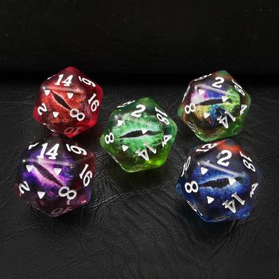 China Polyhedral dies set 2022 new style 7pcs resin dies and custom polyhedral dnd RPG dies bulk wholesale for sale