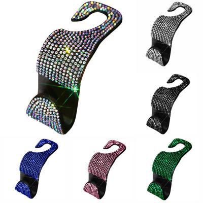 China Luxury hidden creative diamond-studded multifunctional hook for back seat and headrest for sale