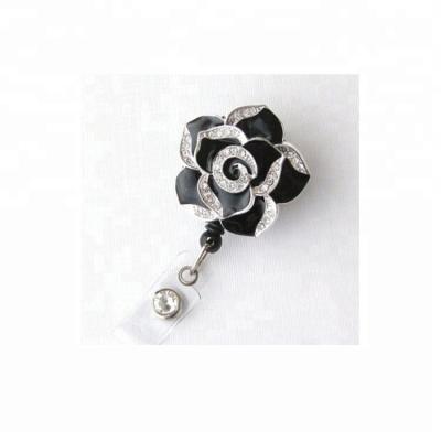 China We can OEM. new design flower novelty badge reel for sale